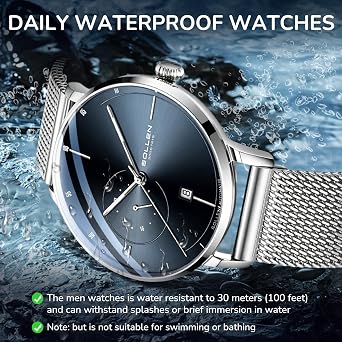 SOLLEN Men's Automatic Watches Luxury, Minimalist Automatic Watches for Men