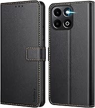 Ganbary Funda Compatible con Honor 400 Smart, Funda Tapa Libro Movil PU Cuero Funda para Honor 400 Smart [Protección Completa] [Ranura Tarjeta][Función Soporte], Negro