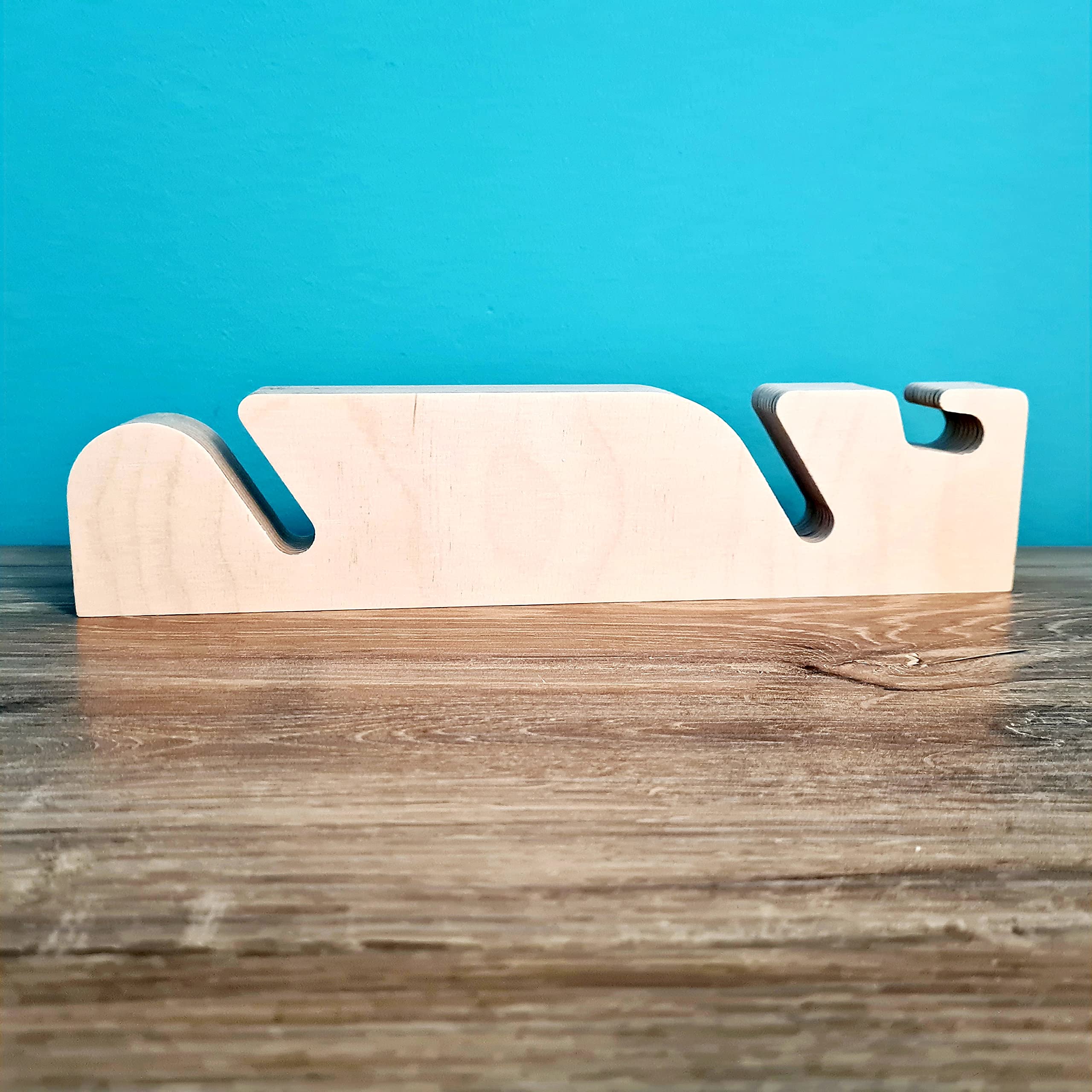 2er Skateboard Halter - Wand - Made in Germany - 2 Skateboards - Snowboard - Longboard - Wandhalter - Halterung - Holz - Plastikfrei - Nachhaltig - Organizer