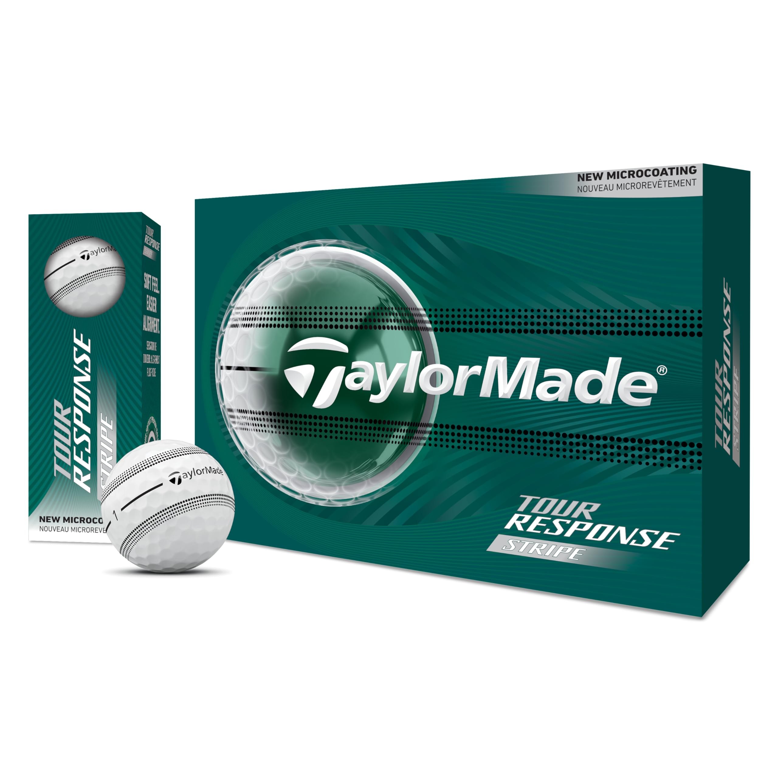 【新品】テーラーメイド ツアーレスポンス ストライプ 2ダース（ブルー・ピンク） TaylorMade（テーラーメイド） TaylorMade NEW ツアーレスポンス