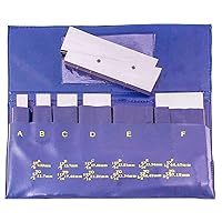 Vista 3 de HFS (R) 6 piezas 3/8" - 2-1/4" Juego de acero paralelo 0.0002" endurecido - Herramienta de tierra de precisión de acero con caja de plástico