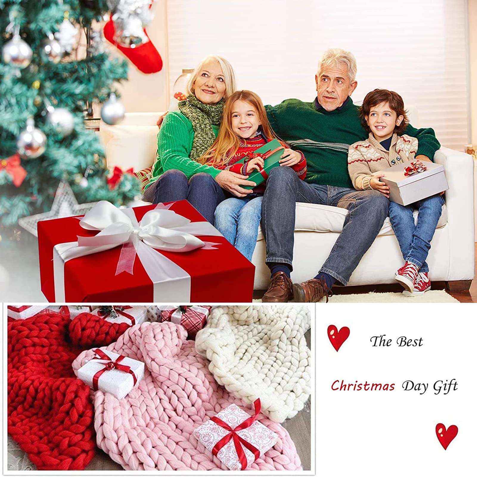 Luxuriöse Grobstrick-Überwurfdecke, Große Zopfstrick-Decke aus weichem, kuscheligem Polyester-Chenille, voluminöse Decken zum Kuscheln im Bett, Auf der Couch Oder Dem Sofa