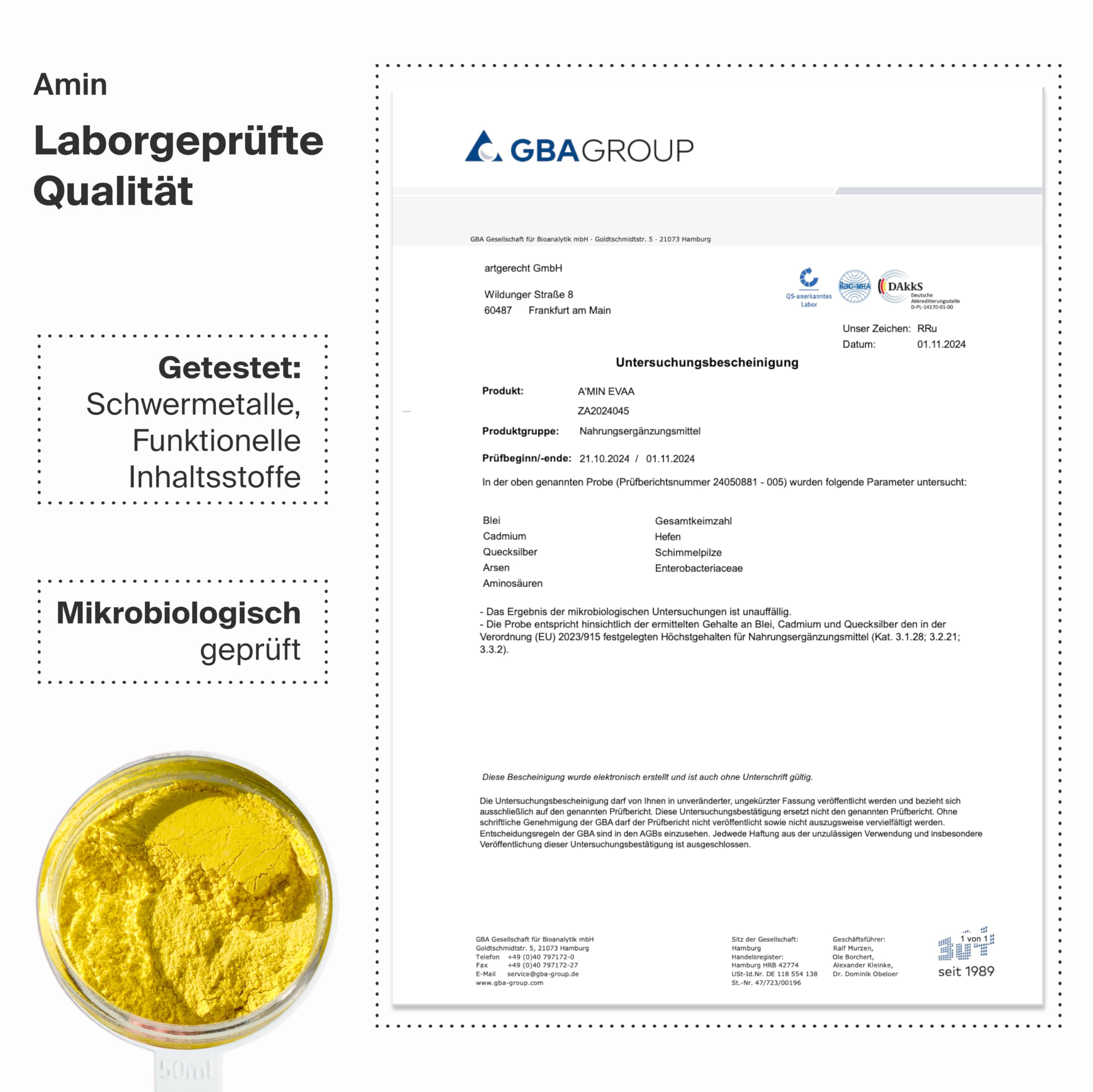 AMIN – Patentierter EVAA™ Aminosäuren-Komplex mit BCAAs & EAAs | 300g, TROPICAL | Ideal für Muskelaufbau & Regeneration | 100% Veganes Proteinpulver | <99% Reinheit, ohne Zusatzstoffe