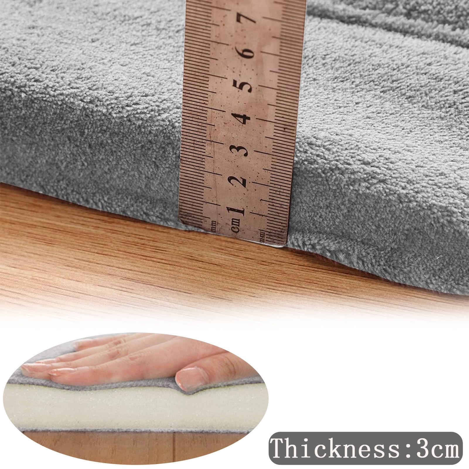 Tappetino Insonorizzato Batteria, Tappeto Batteria Elettronica, Antiscivolo Tappeto per Batteria, Carpet Drum Mat, Tappeto per Batteria e Strumenti a Percussione 100x160cm/39.37x62.99inch