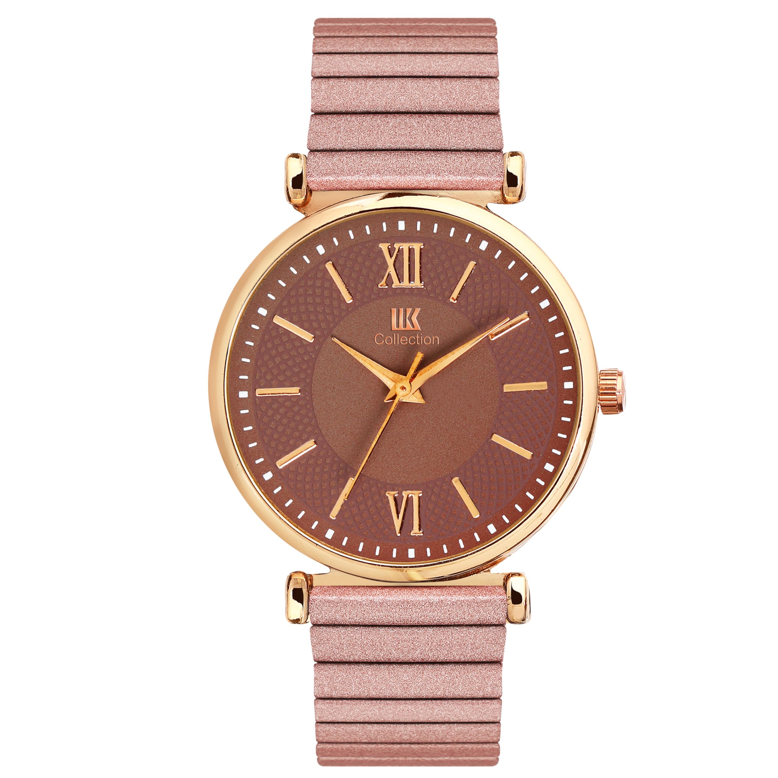 IIK COLLECTION Watches for Women Round Dial |Analogue Quartz Movemnet Ladies Watch|Long Battery Life|Metal Bracelet Chain Strap|Double Lock Clasp Safety Watches for Girls (B0D7SKDLZH) Amazon Price History, Amazon Price Tracker