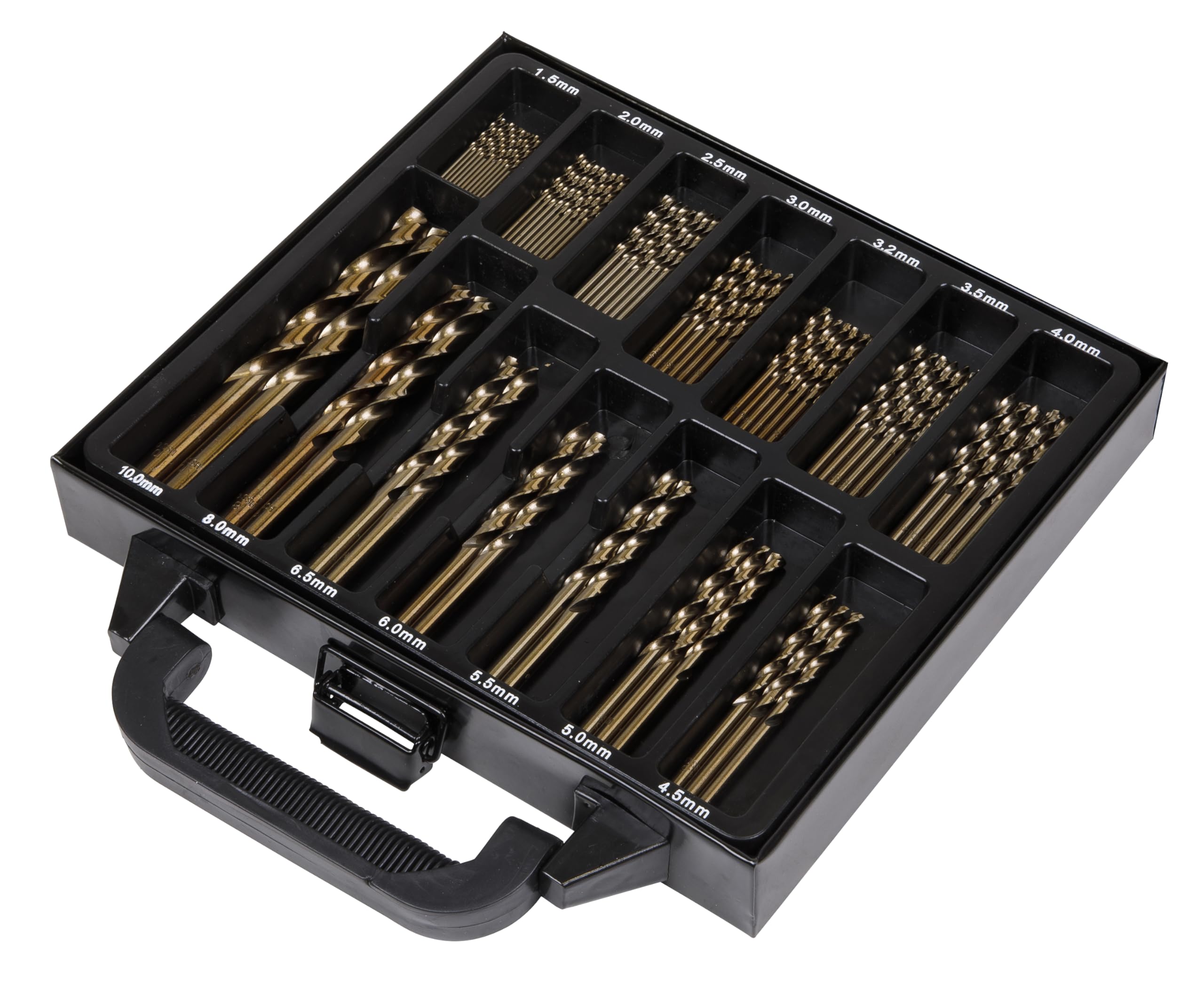 Drill Bit Set HSS Cobalt Fully Ground 99pc