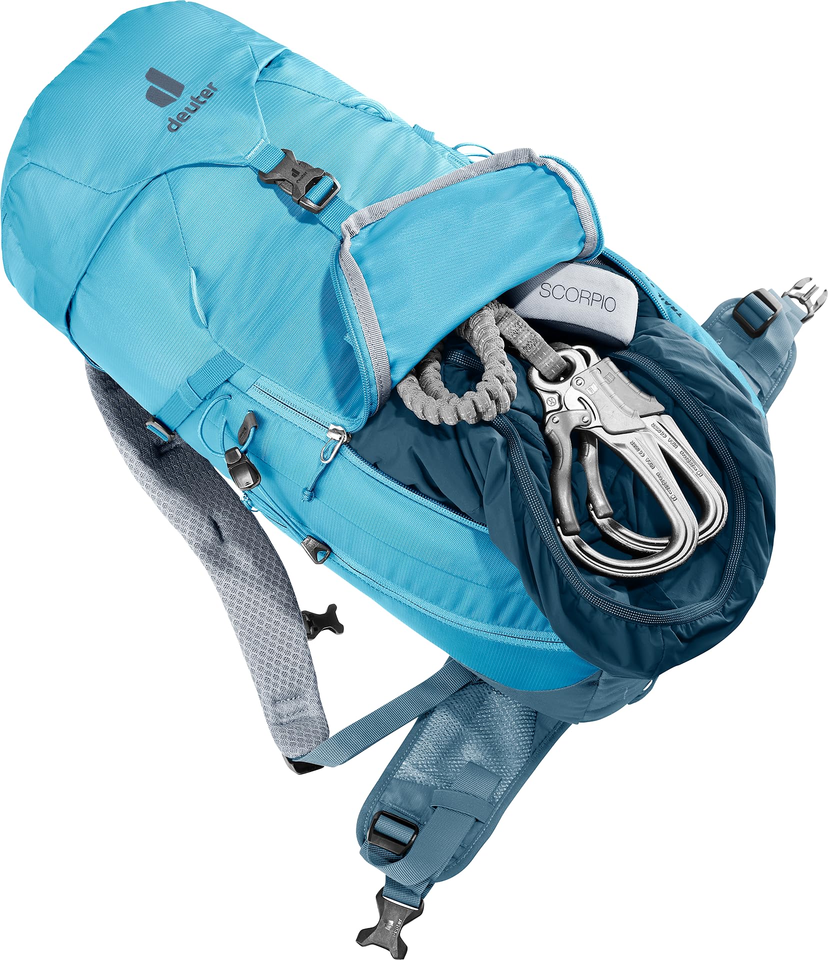 Deuter Plecak turystyczny Trail 22 Sl damski (zestaw 1 sztuk), Lagoon Atlantic, 22 Largo, Minimalistyczny