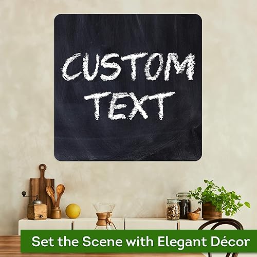 Miniatura 1103 de My Sign Center - Letrero personalizado, 11 colores de fuente, 13 estilos de fuente, 4 opciones de agujero, 22 tamaños, 8 x 32 pulgadas, sin óxido,