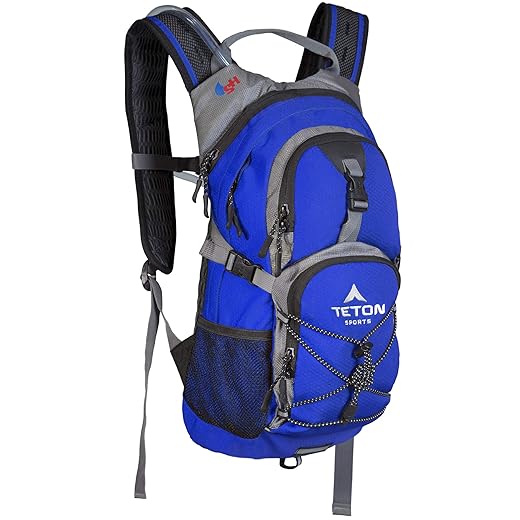 TETON Sports Oasis 1100 Hydration Pack; Free 2-Liter Hydration Bladder; For Backpacking, Hiking, Running, Cycling, and Climbing