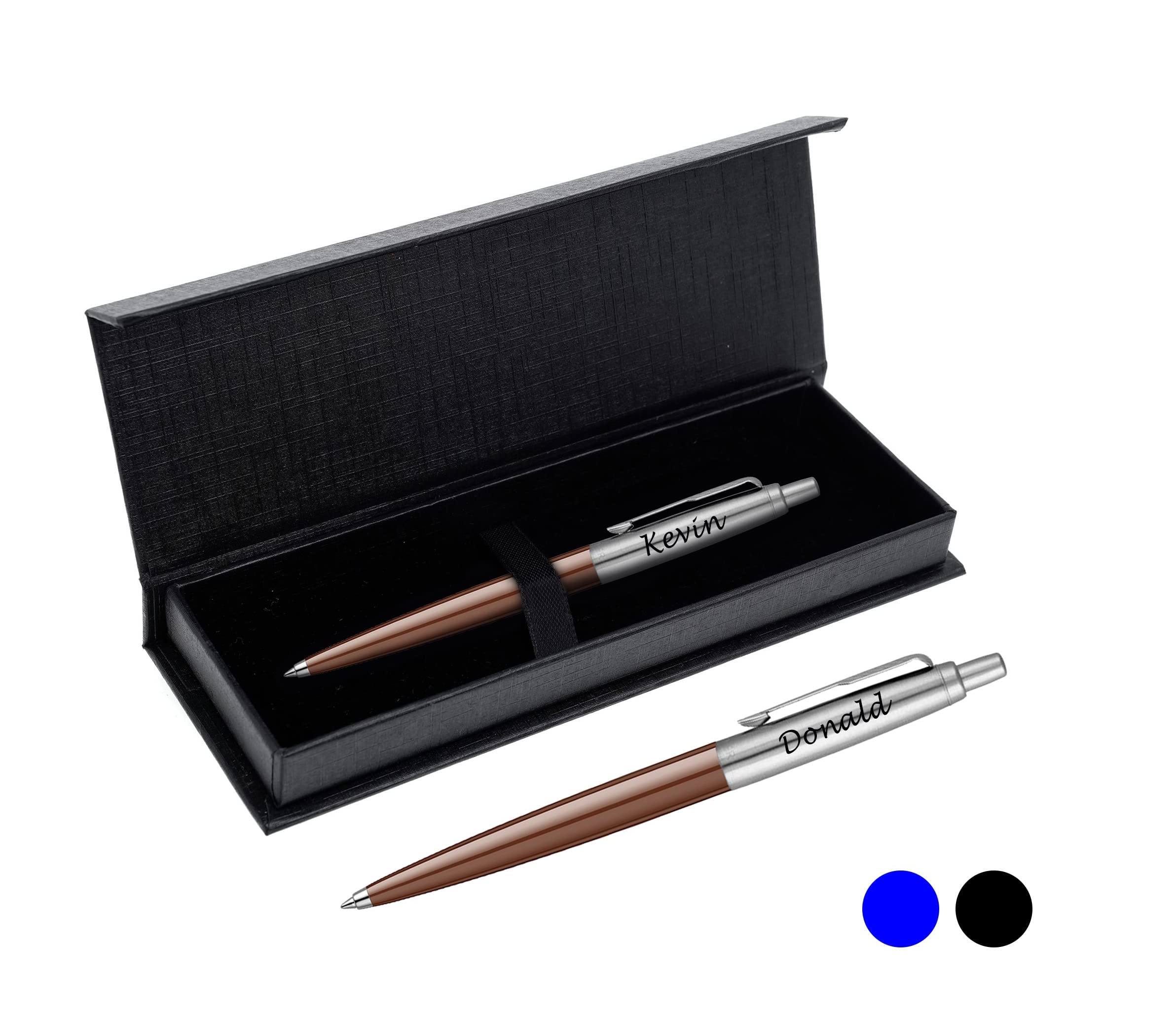 Personalised Engraved Parker Jotter Ballpoint Pen– Choice of colours – Anniversary, Birthday, Christmas – Presented in Paul Clover Black Gift Box