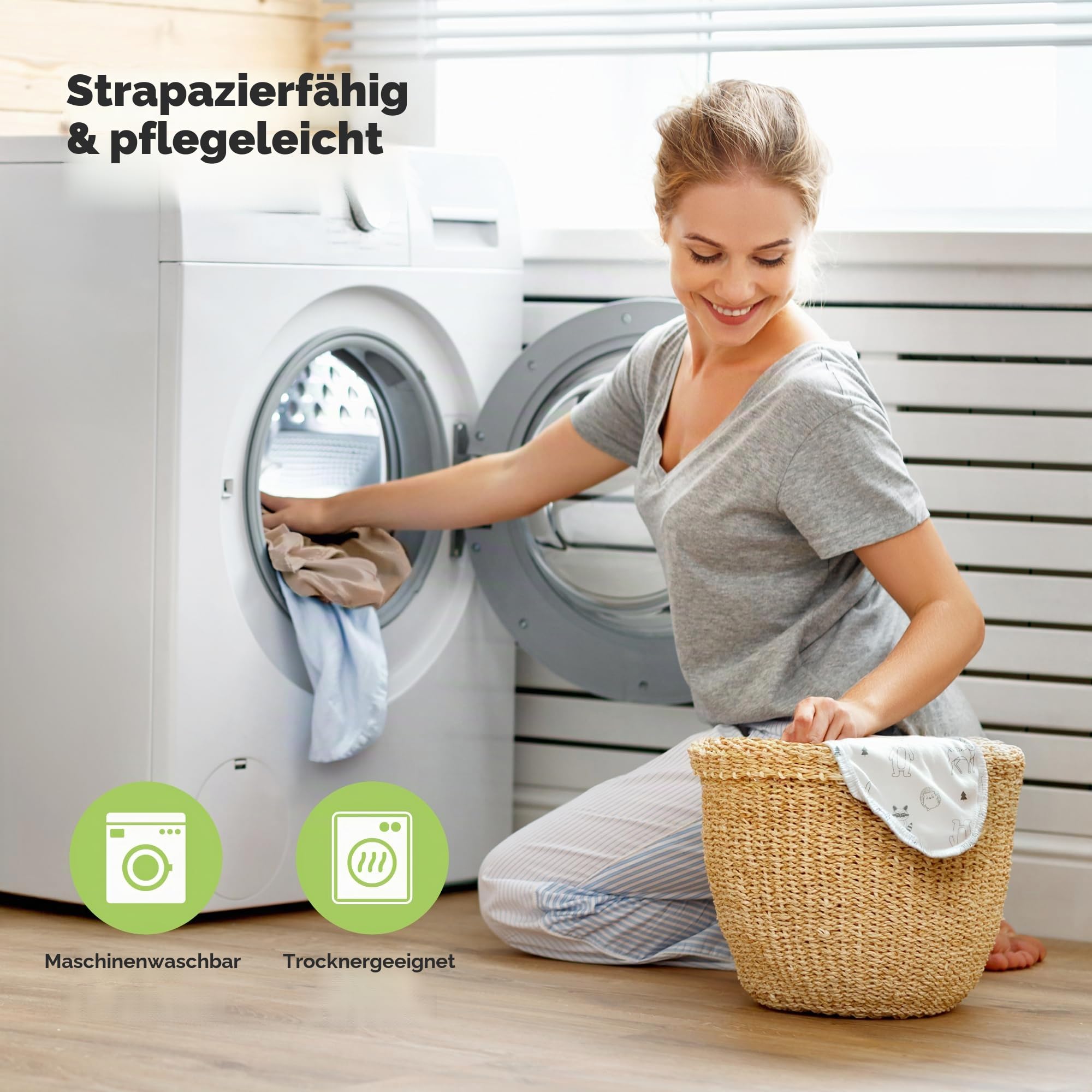 Baby Spannbettlaken 70x140 - Baby Bettwäsche Spannbetttuch, 2er Pack Bettlaken Babybett, Spannbettlaken Kinderbett, Spannbettlaken für Babybetten, Baumwolle Bettlaken Kinderbett(Woodland) | Spannbettlaken für Kinderbetten, neutral, atmungsaktiv, für Babyb