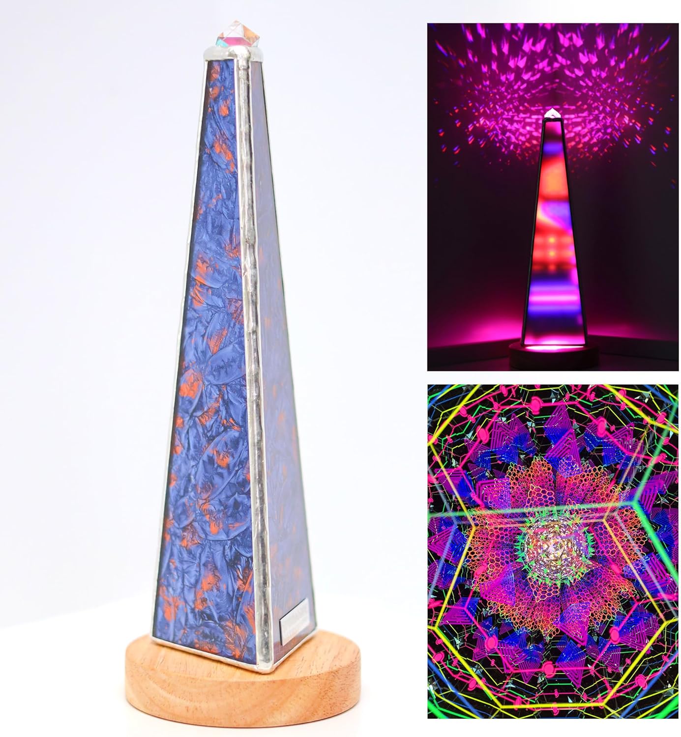 10" SpiriScope Kaleidoscope for Adults - Handmade Art Glass Kaleidoscope - Unique Birthday, Wedding, Anniversary, and Friendship Gift for Bestie, Mom, Women & Men