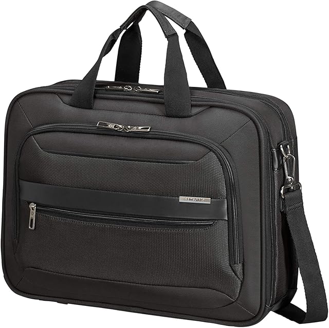 Samsonite vectura evo torba na laptopa, czarny (czarny), Laptoptasche 15.6 Zoll (41 cm - 18 L), teczki na laptopa