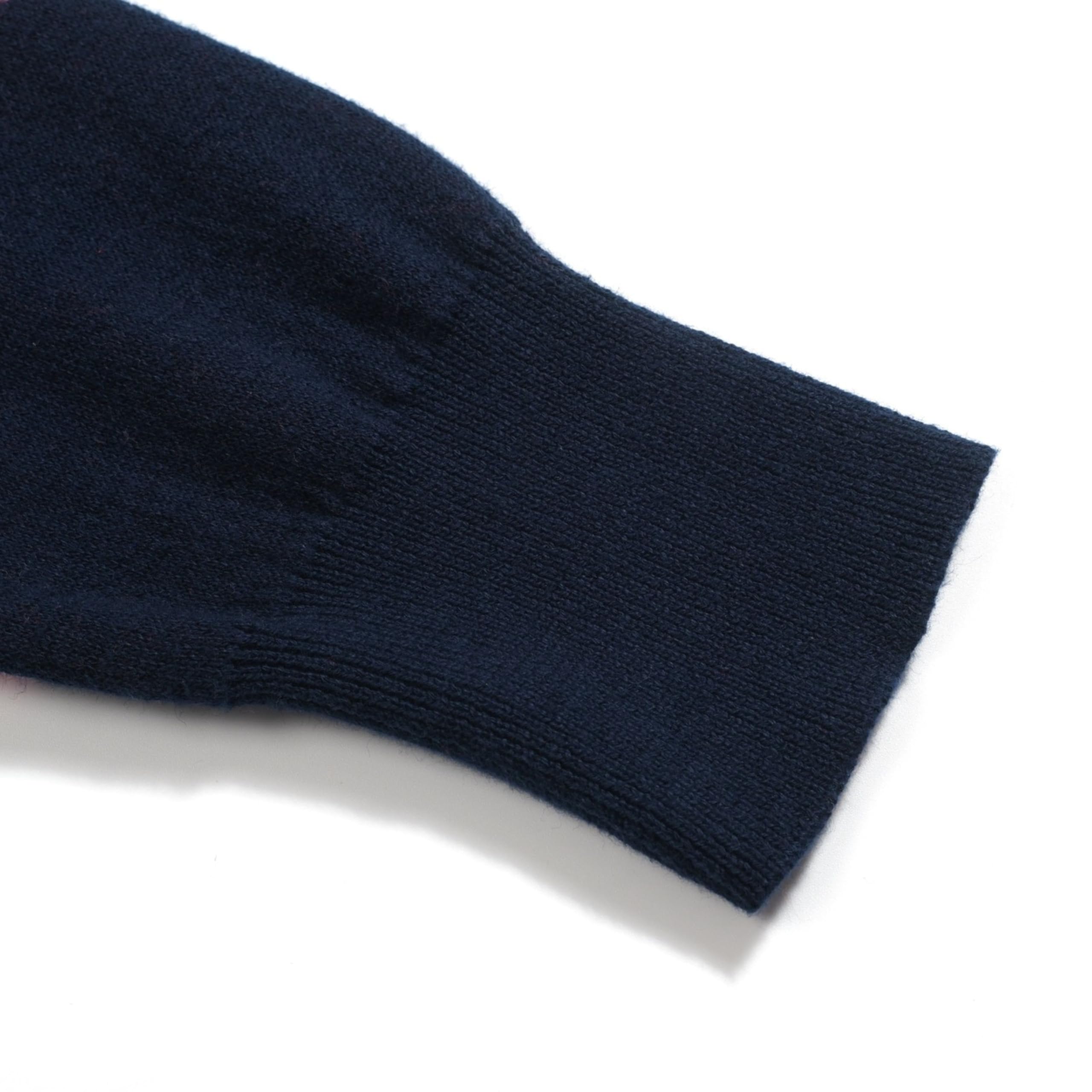 OXKNIT Maglietta da donna a maniche lunghe, vintage, a righe, girocollo, casual, in cotone con diagonale a righe
