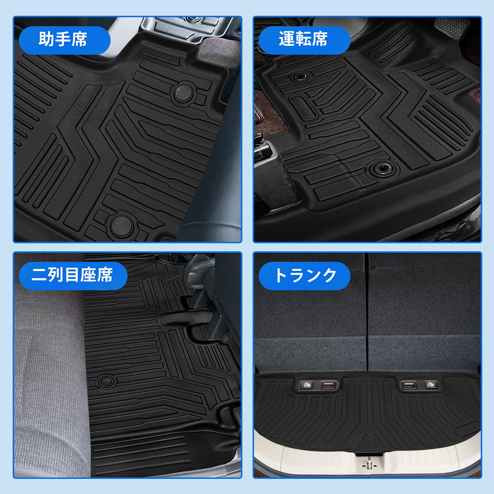 Amazon.co.jp: ホンダ 新型 N-BOX JF3 JF4型 専用 フロアマット+ 