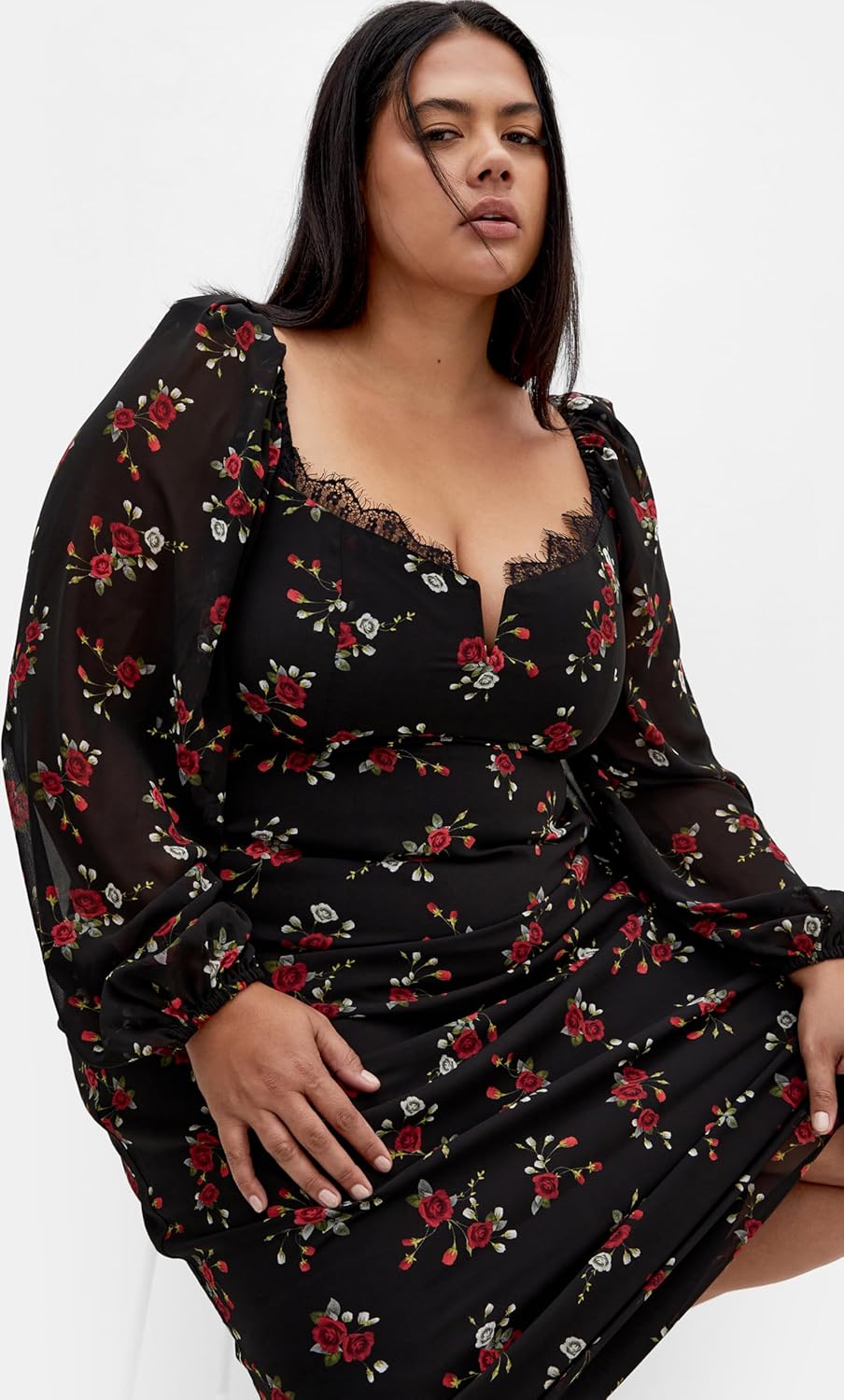 City Chic Womens Dress - Orla Print - Image 4