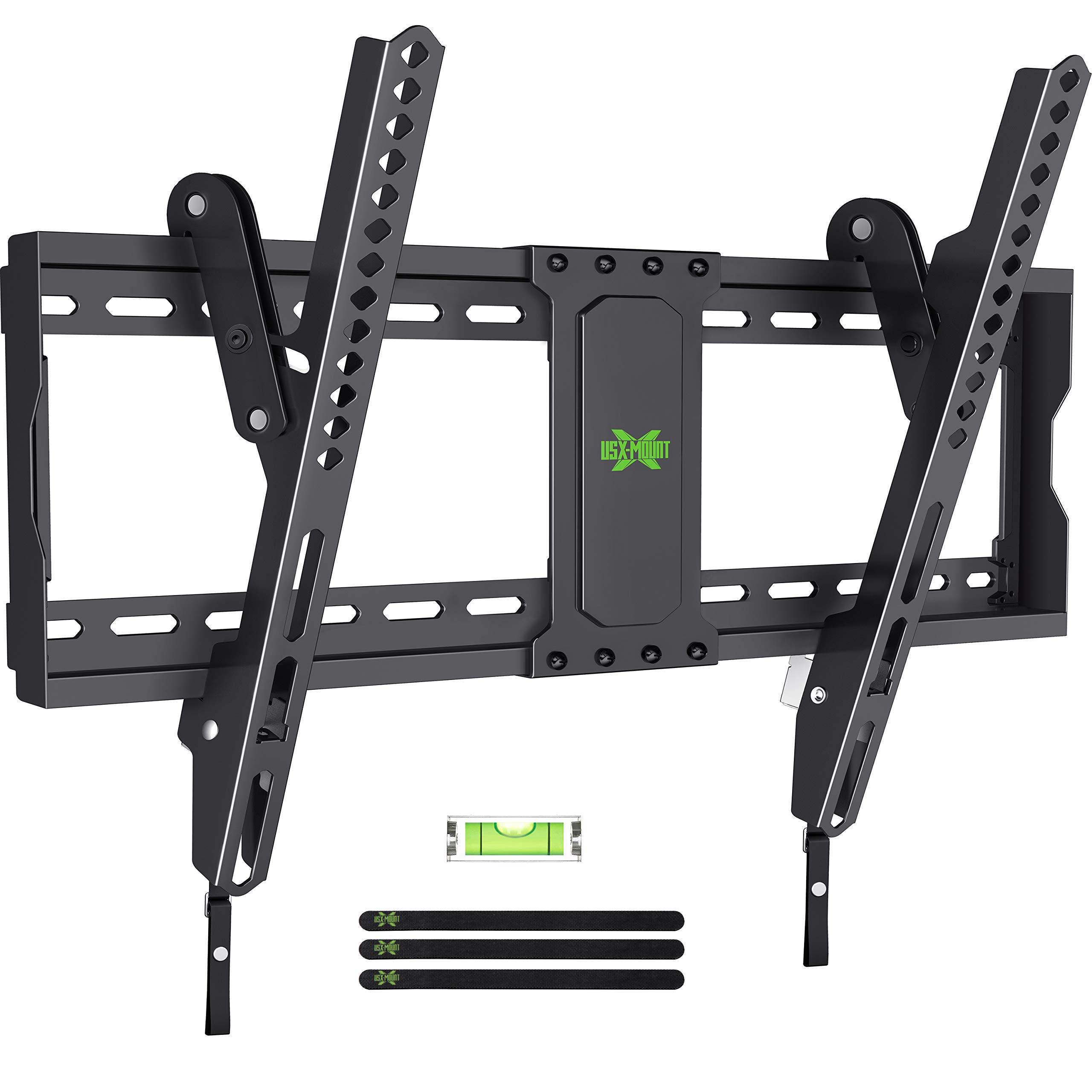 USX MOUNT Tilting TV Wall Mount TV Brackets Low Profile for Most 37ââ‚¬Â-70ââ‚¬Â LED 4K OLED TV with VESA 200x100mm to 600x400mm and Weight Capacity 132lbs, Fits 16", 24" Stud
