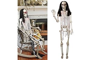 Dr. Dudu's Lifelike Skeleton: Experience Halloween's Eerie Spirit