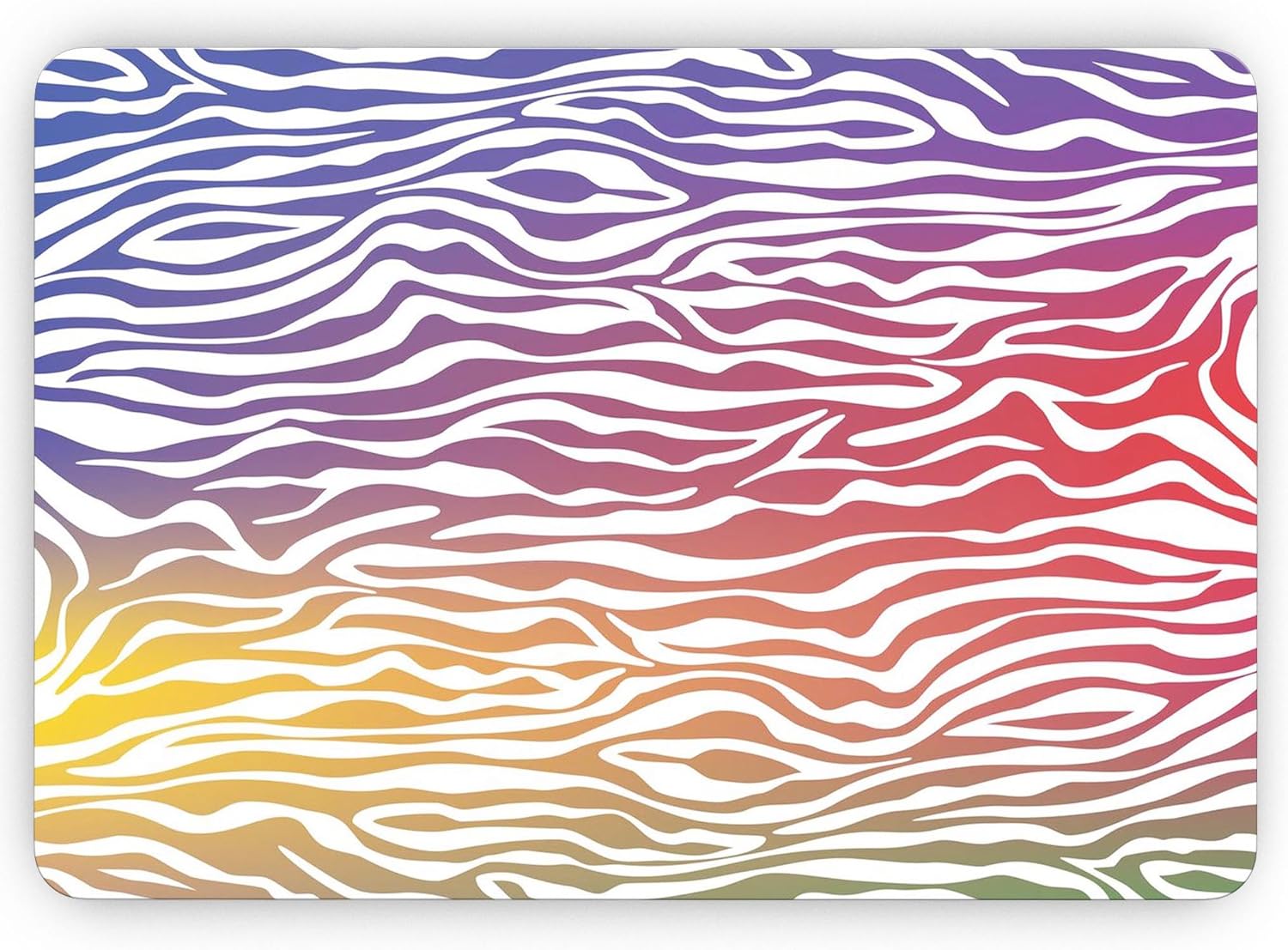 DesignSkinz - Compatible with MacBook Air 15" M3 (A3114) - Skin Decal Protective Scratch Resistant Vinyl Wrap - Colorful Vector Zebra Animal Print