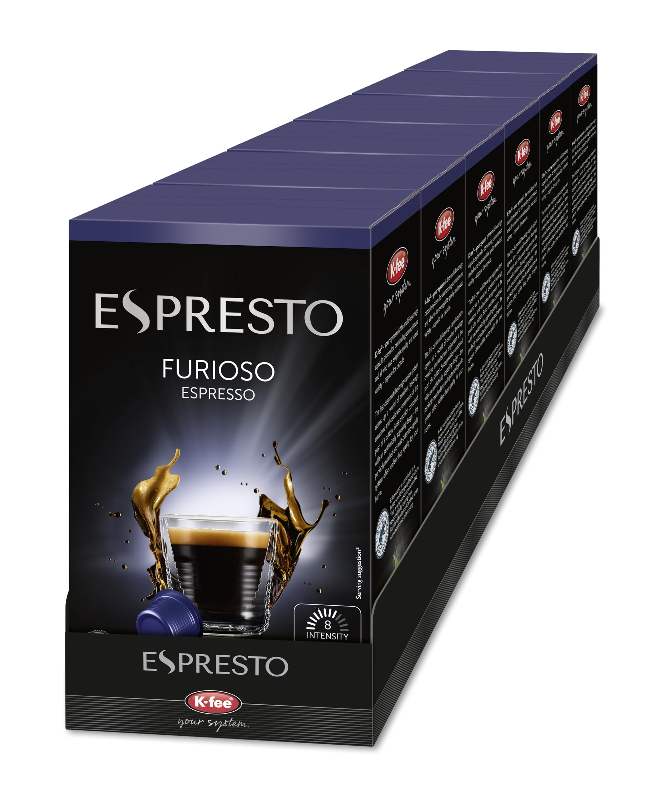 Espresto Furioso Espresso, 6er Pack (6 x 4 oz.)