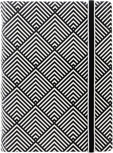 Filofax B115070U Cuaderno recargable, tamaño de bolsillo, 112 páginas móviles a rayas. Incluye 4 índices (uno con bolsillo), marcador de página y