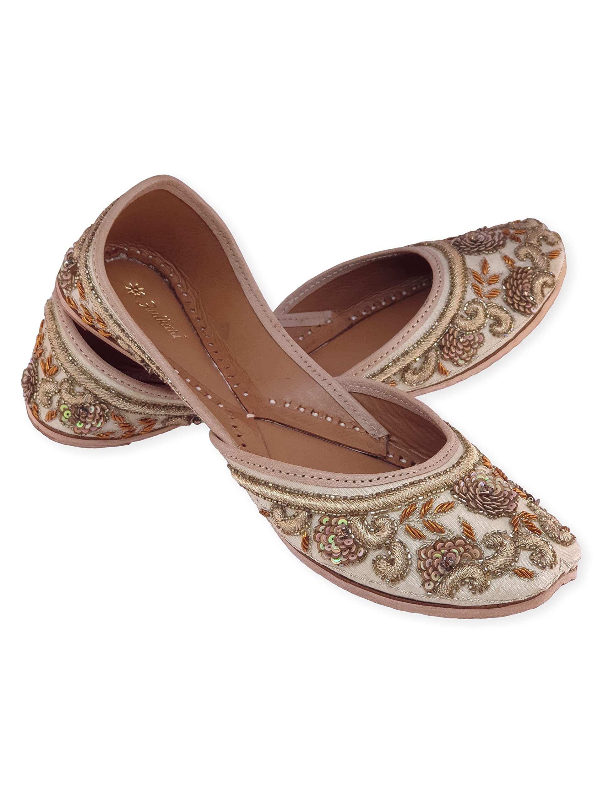 Women's Pansy Gold Multicolored Formal Genuine Soft Leather Jutis-image-38