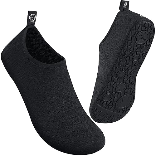 Metog Men Women Water Shoes Quick-Dry Aqua Socks Barefoot Slip-on