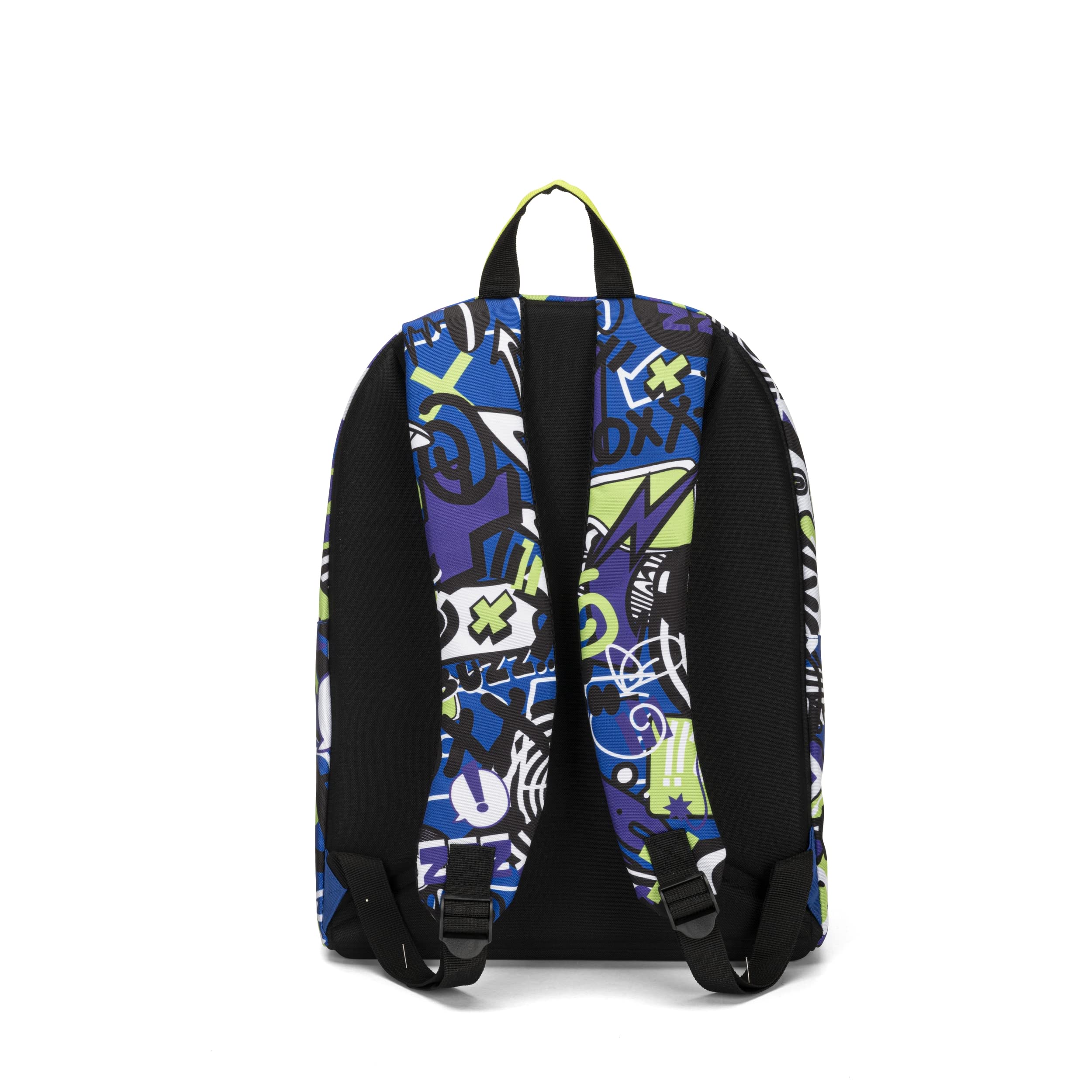 COMIX - Zaino Scuola per Bambini e Ragazzi, Zaino Estensibile con Schienale Imbottito e Rinforzato, Spallacci Regolabili e Vano Principale, Tasca Frontale con Zip, 32x43Hx21 cm, Bright Boy