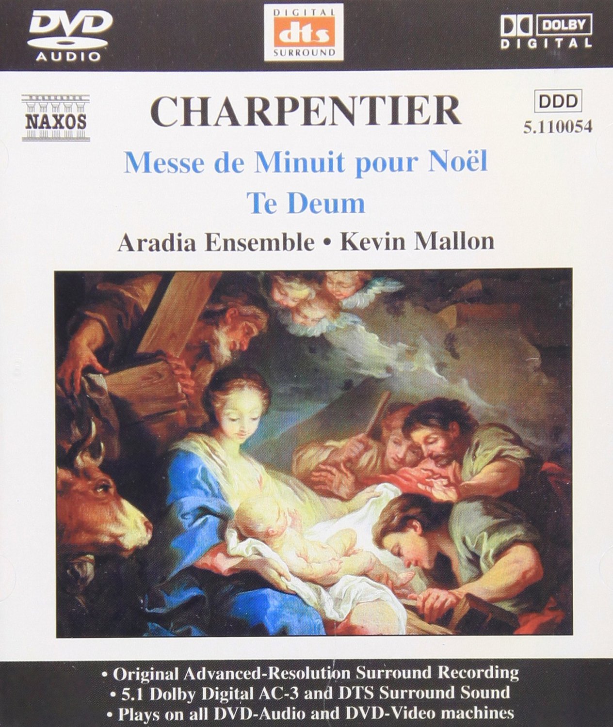 Messe De Minuit Pour Noel, Te Deum (Mallon, Aradia Ensemble) [DVD AUDIO]