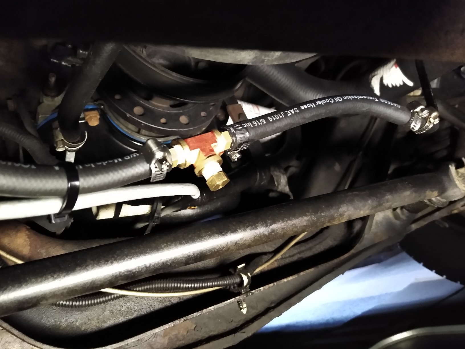 1/2 In Fuel Line Fuel Pressure Barbed Push Lock T-Fitting Adapter With - Foto 6