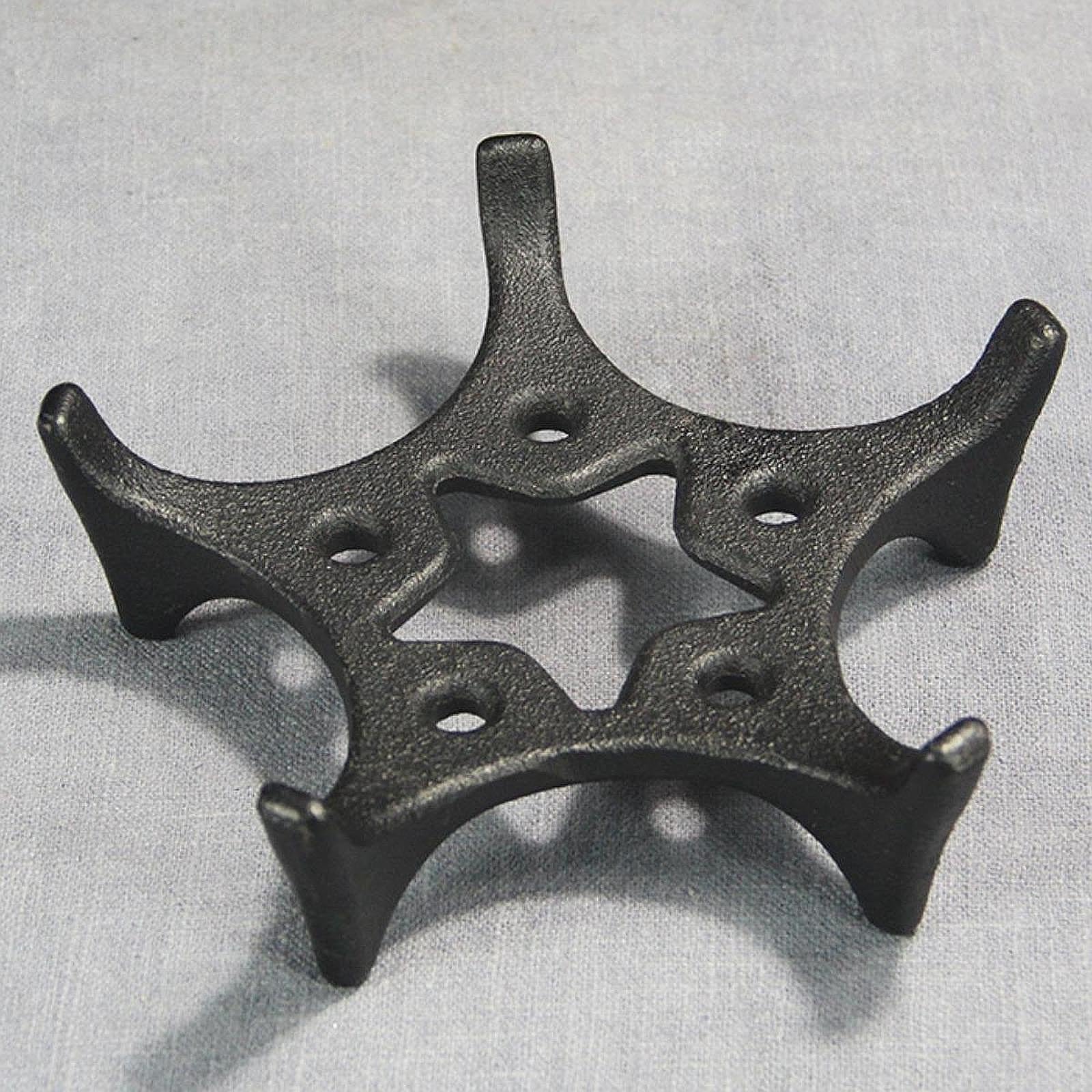 Gralara Eisen Teekannenuntersetzer Teekesselträger Topfuntersetzer Trivet Heizzubehör für Kaffeezubehör Teeplatz Dekoration, Durchmesser 18cm
