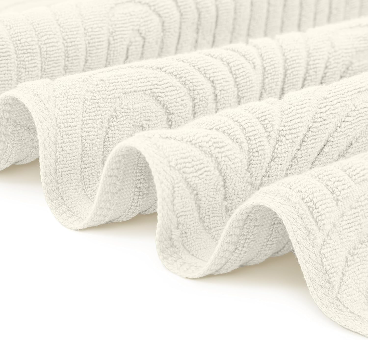 KIBAGA Decorative Hand Towels for Your Bathroom Or Kitchen – Luxurious Set of 2 Soft Boho Cotton Towels are Absorbent, Lightweight & Dry Quickly - Perfect to Elevate Any Bath Decoration at Home - Image 9