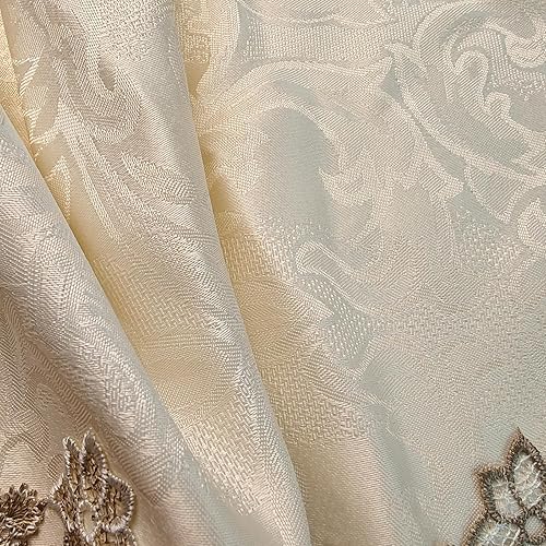 Miniatura 5 de Mantel de café para sala de estar, mantel de encaje bordado para sala de estar, mantel de encaje para el hogar, comedor, mesa de café, decoración de