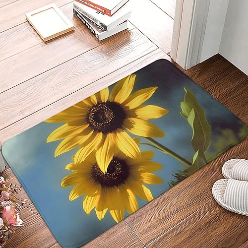 Miniatura 9 de Tapete duradero para puerta delantera, estampado de peonías, primavera, tapete de bienvenida, absorbente, antideslizante, tapete de entrada suave,