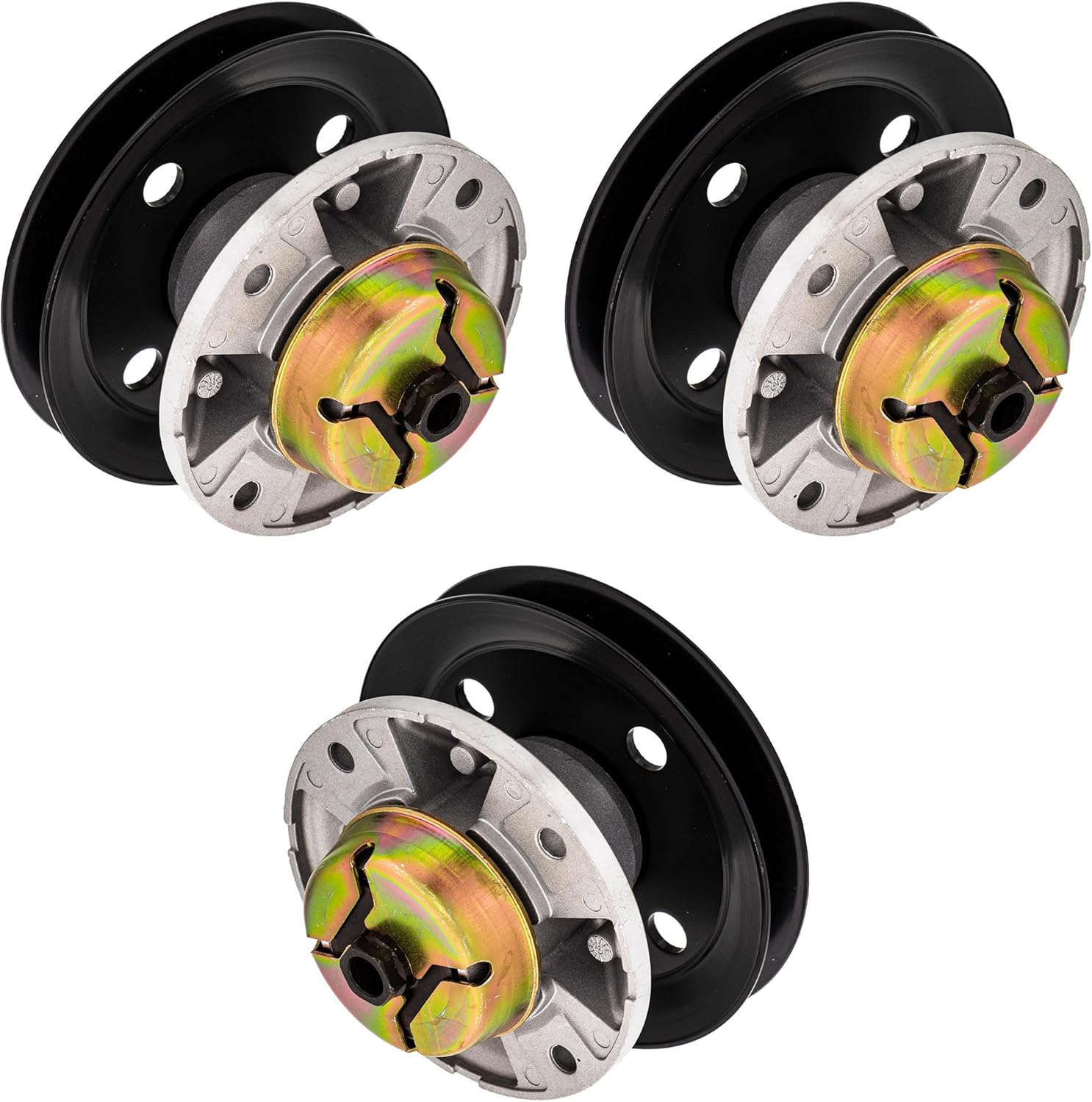 8TEN Spindle Toothed Blade Kit for John Deere Scotts 54 inch Deck 325 335 345 355D F735 G100 GS30 GS45 GS75 AM121229