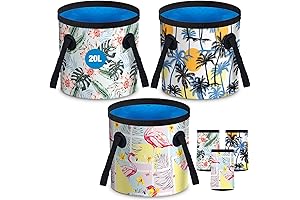 3 Pack Collapsible Bucket for Water