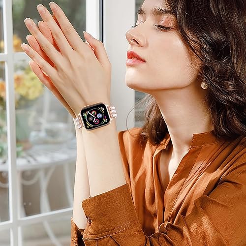 Miniatura 6 de Correa de reloj compatible con Apple Watch de 1.496 in 1.575 in 1.614 in Apple Watch 1.654 in 1.732 in 1.772 in 1.929 in para iWatch SE Ultra Series