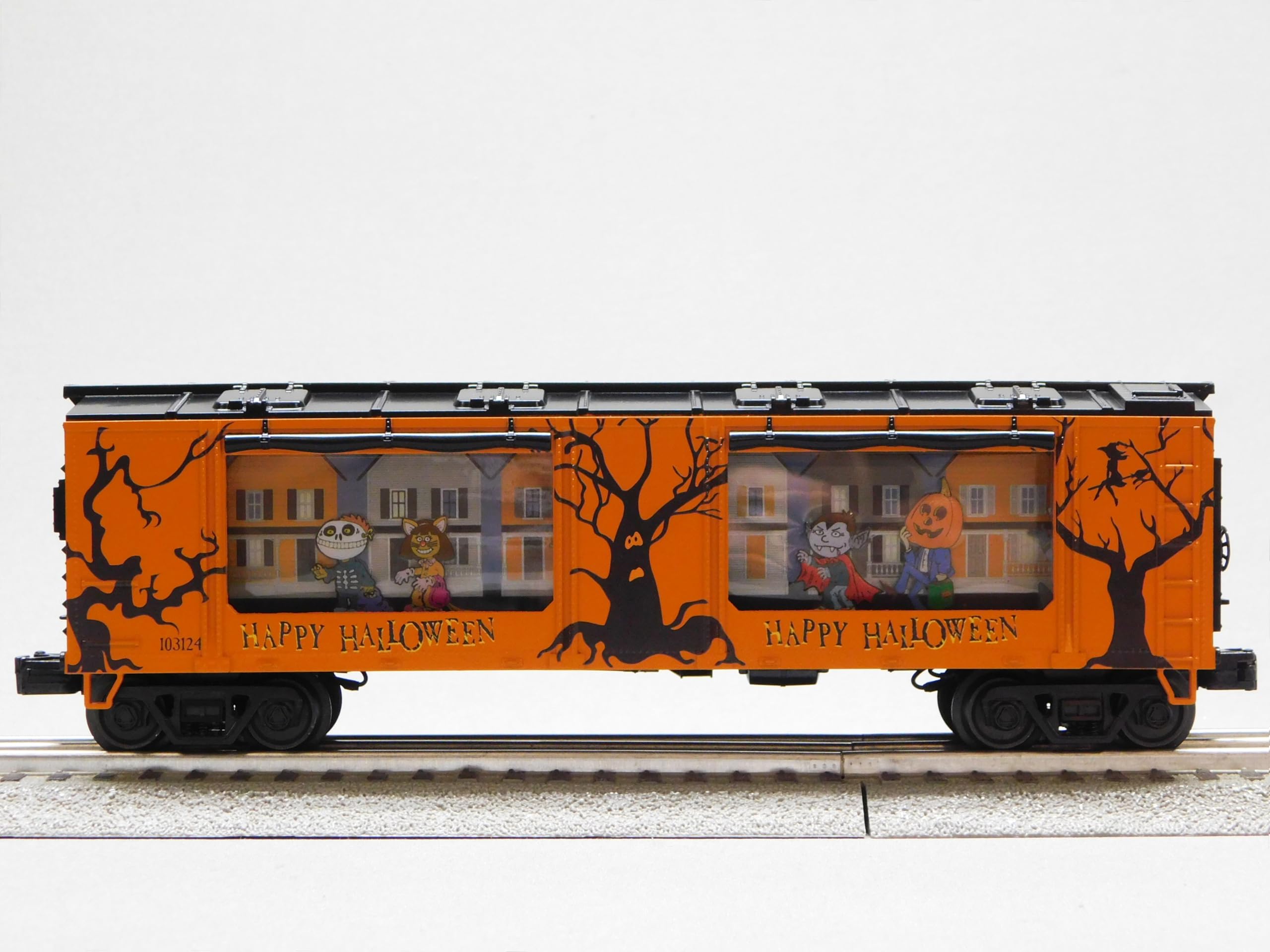 M.T.H. Electric Trains MTH RAILKING Halloween Trick OR TREATERS Action CAR O Gauge 30-79690