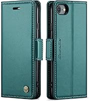 Vista 62 de QLTYPRI Funda tipo cartera para iPhone 11, de piel sintética de alta calidad, con cierre magnético, con bloqueo RFID, ranuras para tarjetas