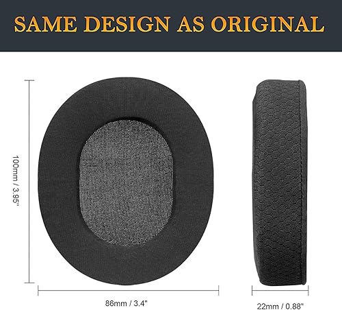 Miniatura 8 de SOULWIT Almohadillas de repuesto de gel refrescante para auriculares SteelSeries Arctis 135Arctis 77+7P7P+7X7X+99XProPrime (no se ajustan a ningún