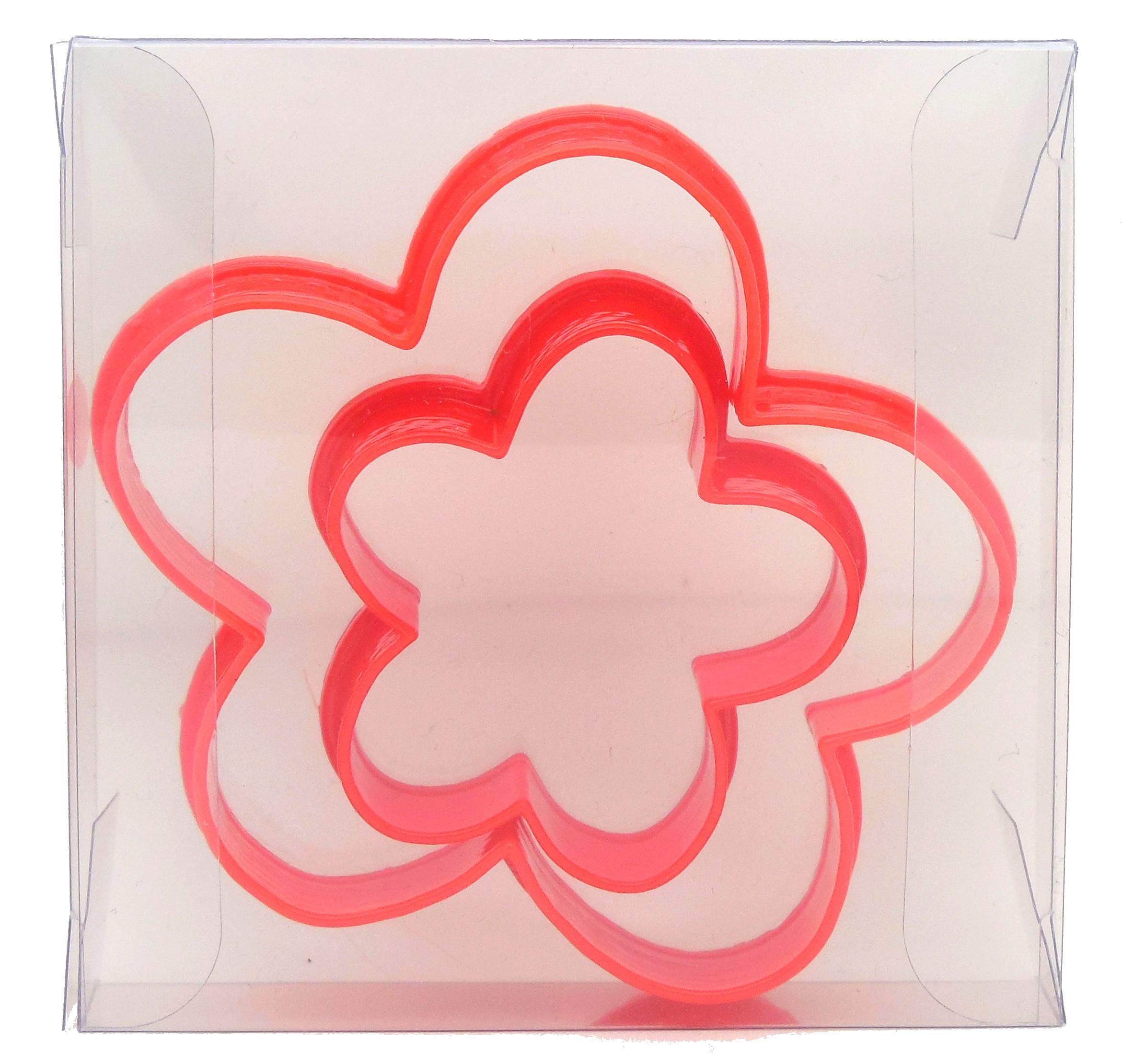 Goggly Flower Set Of 2 Cookie Cutter, Biscuit, Pastry, Fondant Clay Cutter
