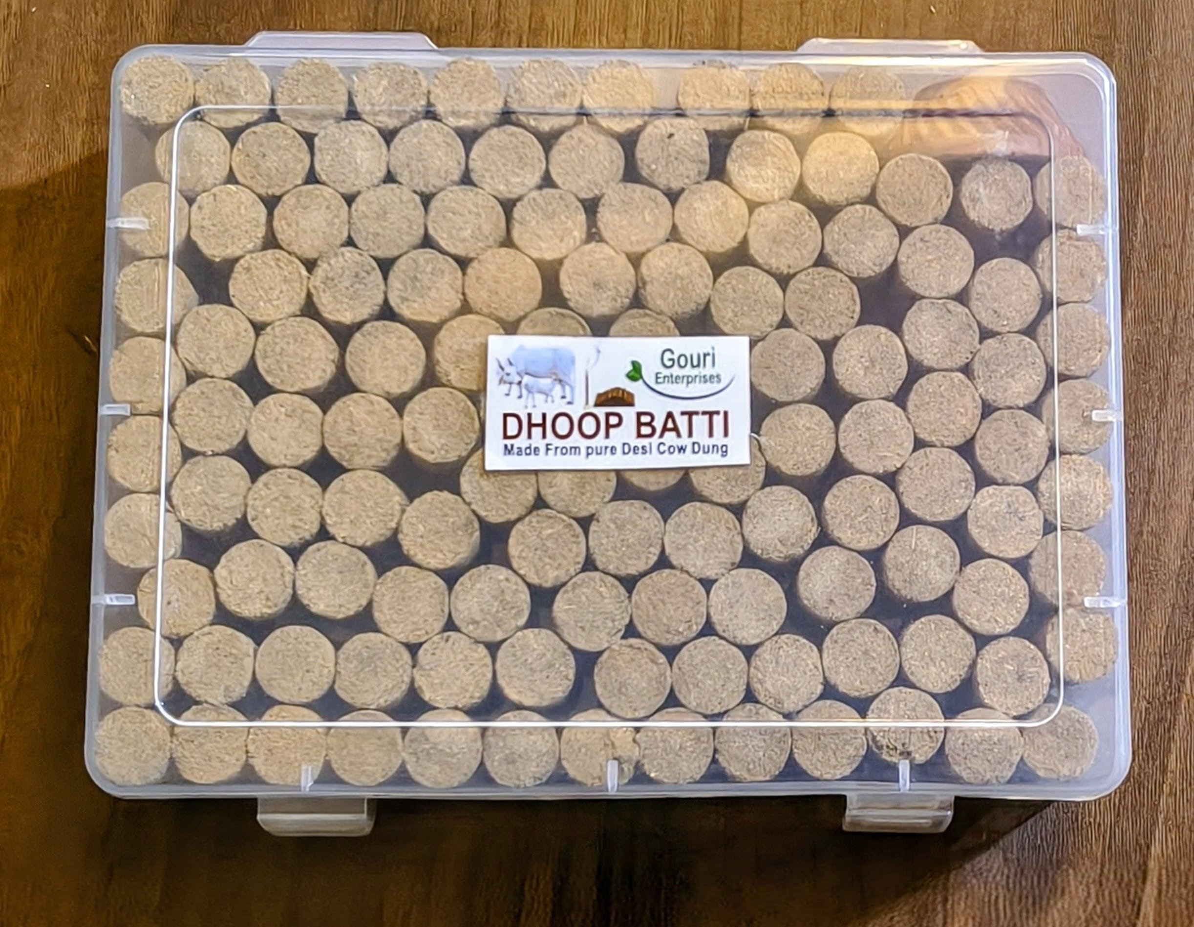 Premium Desi Cow Dung Dhoop Batti | 100% Natural & Organic Dhup for Puja, Meditation & Home Fragrance | Long-Lasting Herbal Incense Sticks (Pack of 130)-image-39