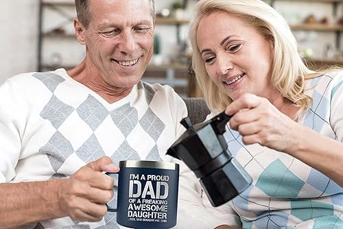 Miniatura 4 de Regalos para papá de hija, hijo, niños en el día del padre, Navidad, cumpleaños, regalos divertidos de Fathhers, regalo para padre, taza de 14