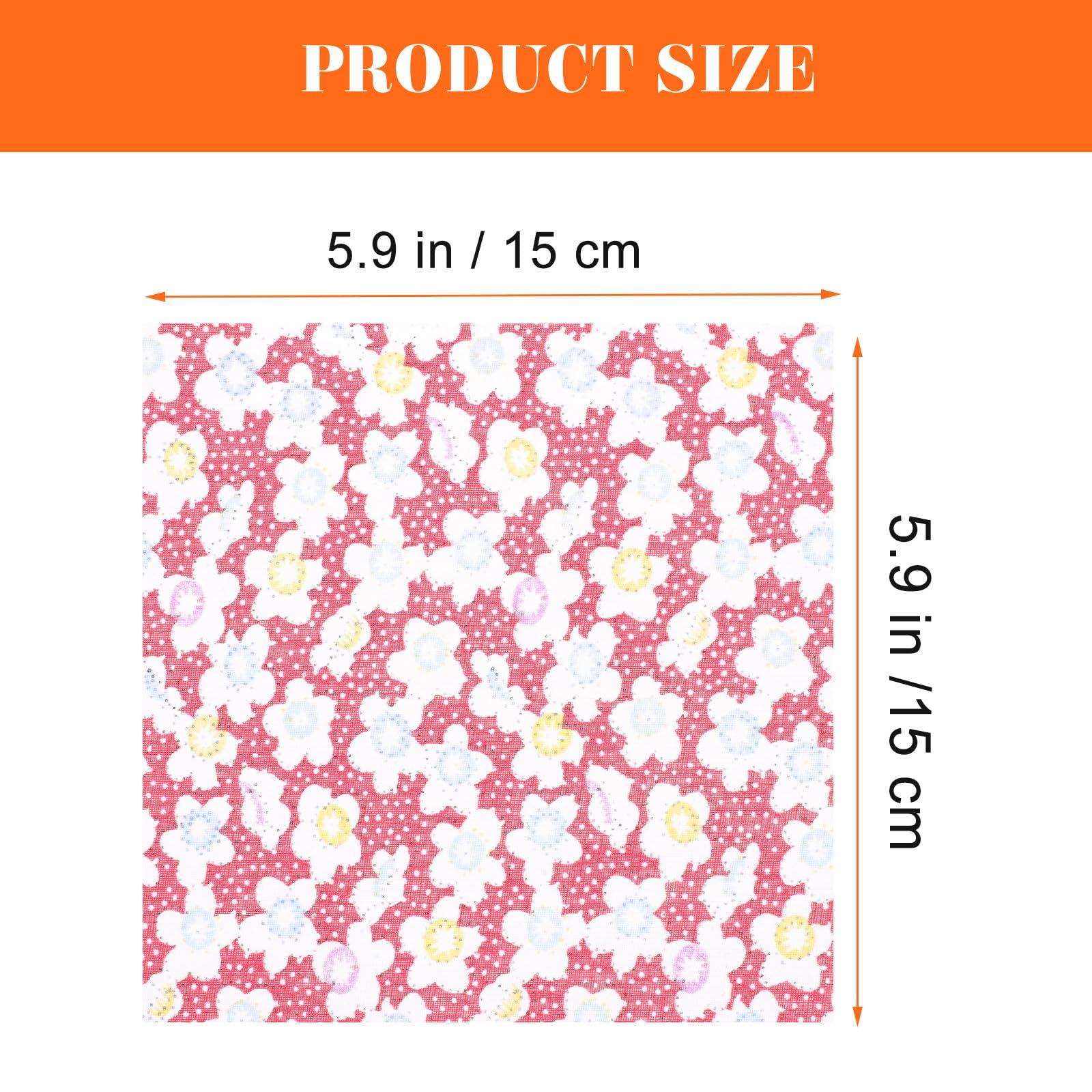 ARTIBETTER 100 Pezzi Tessuto Per Tessuto Per Trapuntatura Trapunte Patchwork Cucito Quadrato Materiale Stampato Per Trapunte Tessuti