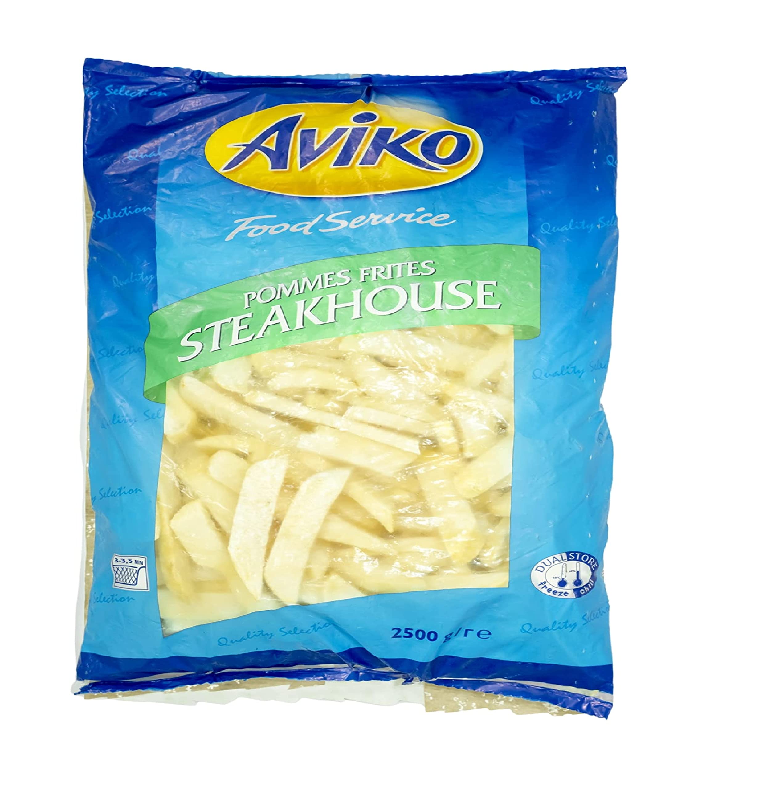 Buy Aviko Pommes Frites Steak House Pack of 1, 2500 Grams, Natural and ...