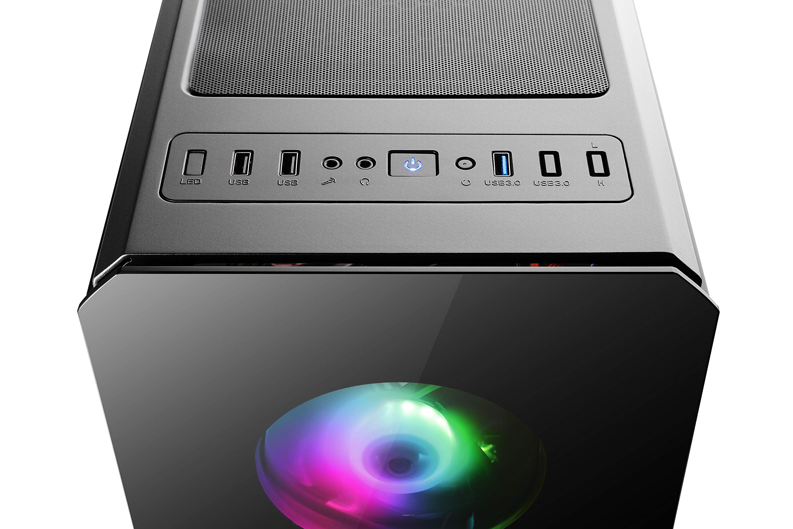 Basic Gaming PC mit Windows 11 Home | AMD Ryzen 5 5500 6x3.6GHz | GeForce RTX 3050 | 1000GB M.2 NVMe | 32GB DDR4 RAM | 27" TFT | WLAN, Computer für Zocker, Gamer Desktop Rechner zum Spielen | A10090