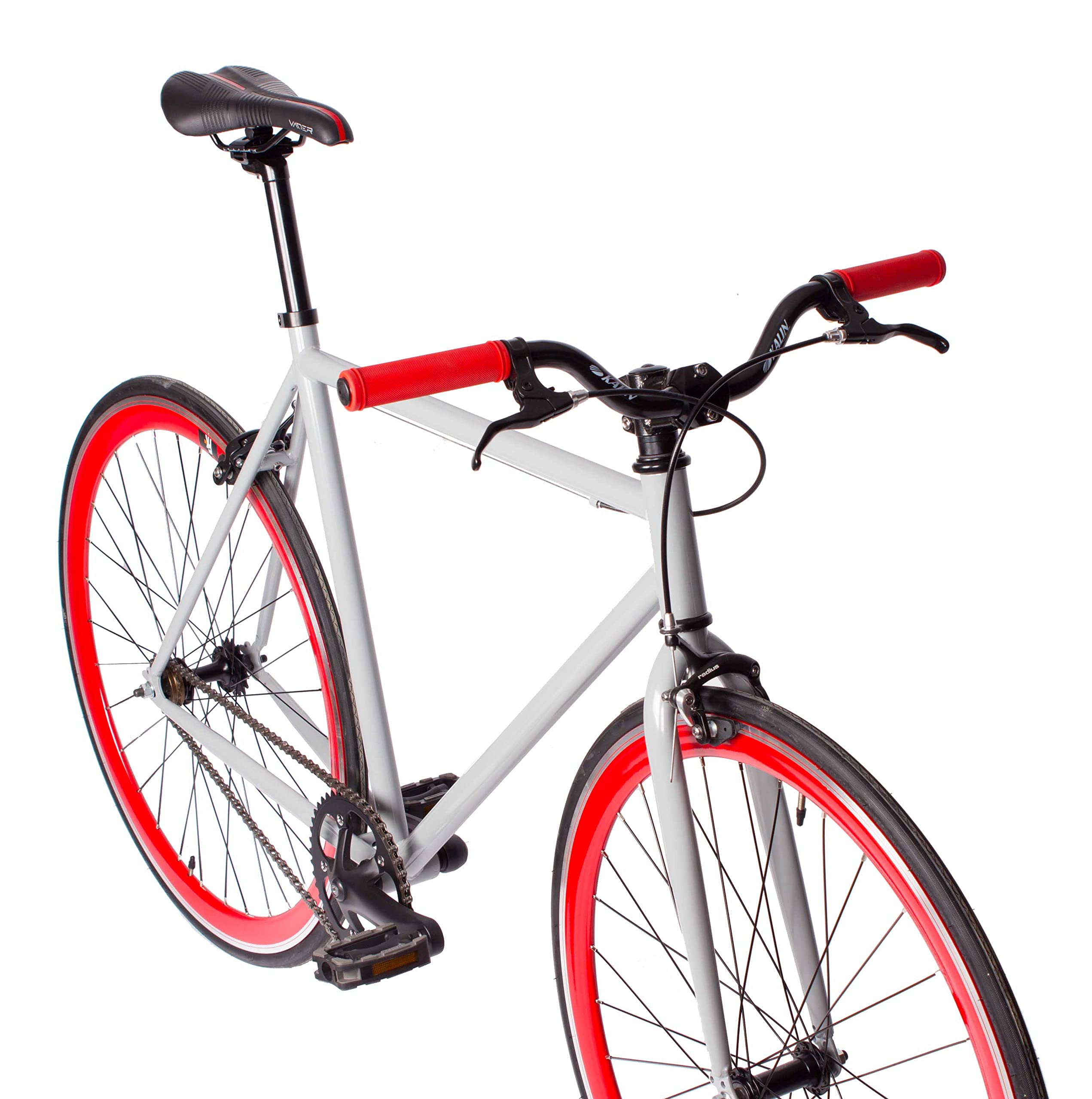 Kamikaze Bicicleta SS Fixie/Single Gris/roja…