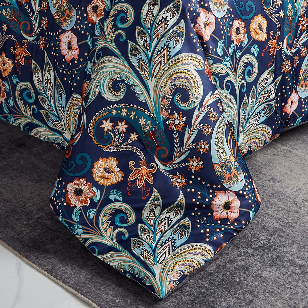 Lanqinglv Beige beddengoed, 200 x 220 cm, boho, getuft