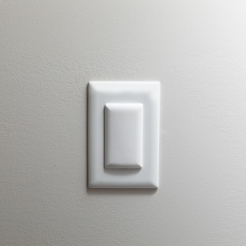 Safety StayPut Double Outlet Plug Cover - One Plug Covers both Outlets! Secure Fit and Beveled Edges Prevent Small Fingers from Removing Unlike Other Products| Fits All Outlets | 6 pack | White