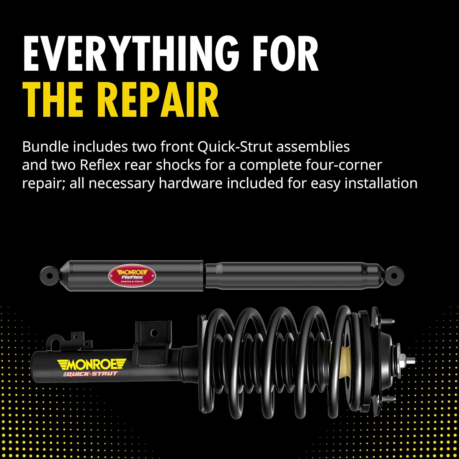 Monroe 1000008VK Suspension Strut and Shock Absorber Assembly Kit for Ford F-150